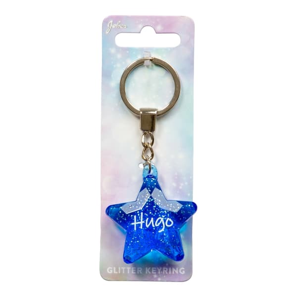 Avaimenperä Glitter Star Hugo