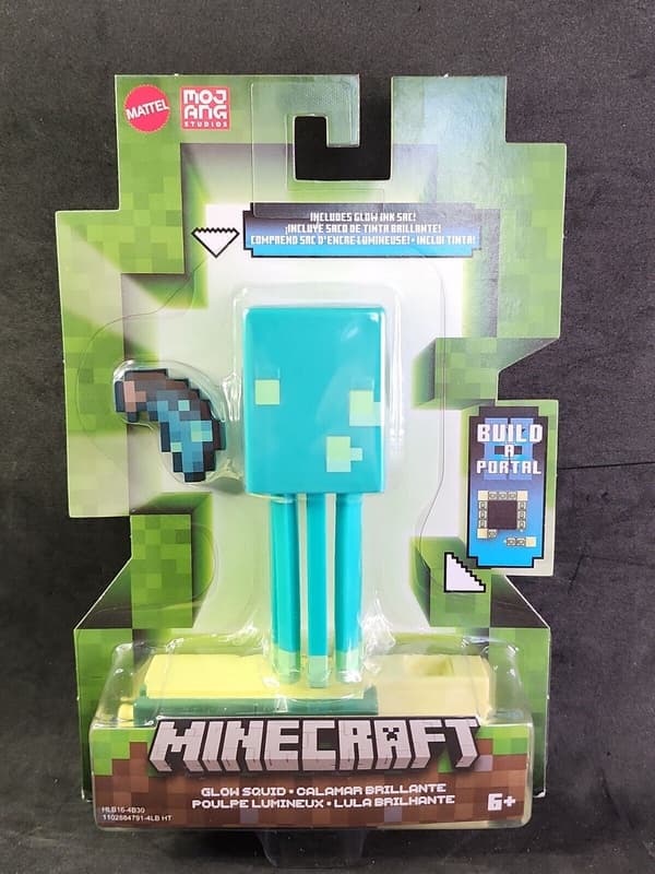 Minecraft Biome bygger figur, glød blæksprutte