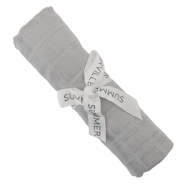 Muslinfilt silver grey GOTS - Babynord