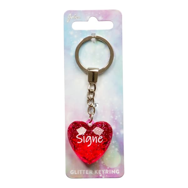 Avaimenperä Glitter Heart Signe