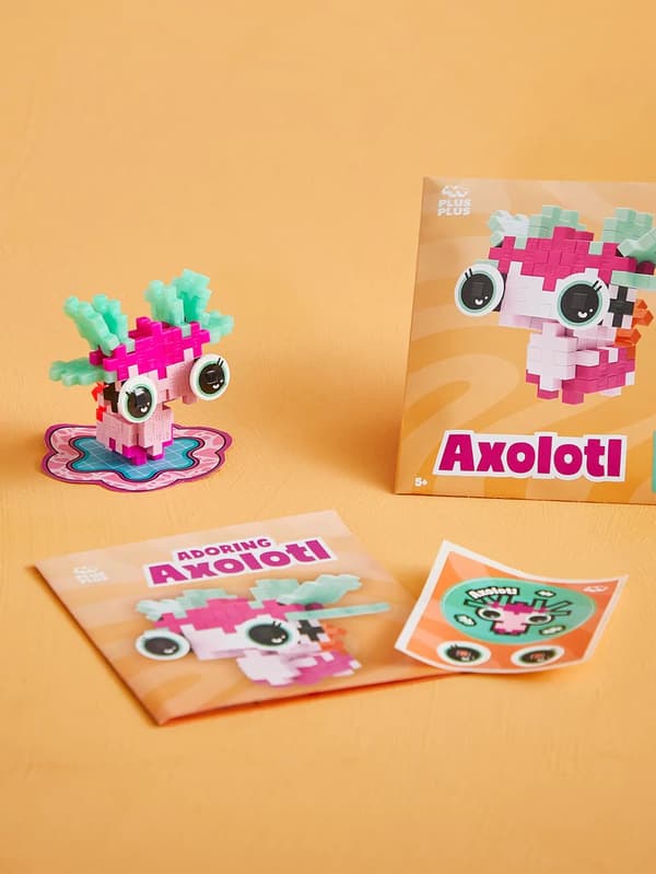 Plus-Plus Kæledyrspakke – Pink Axlotl
