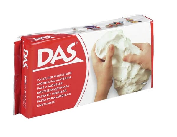 Das Lufttørrende Ler Hvid 1 kg