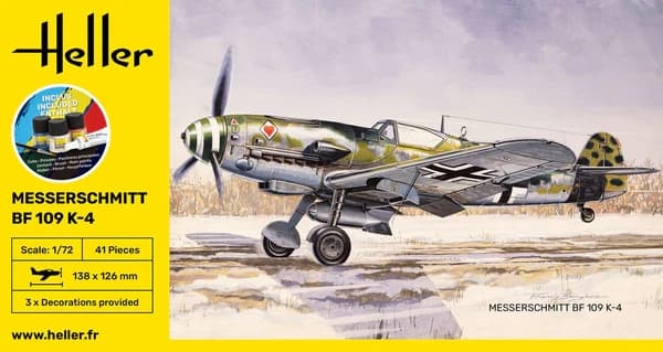Starter Kit Messerschmitt Bf 109 K-4 1:72