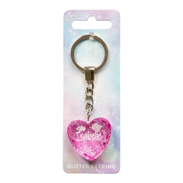 Avaimenperä Glitter Heart Isabelle