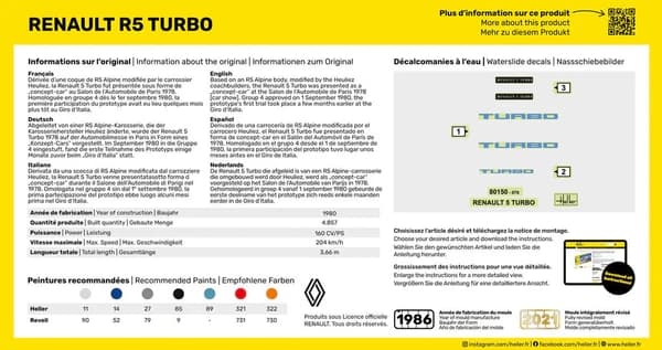 Starter Kit Renault R5 Turbo 1:43