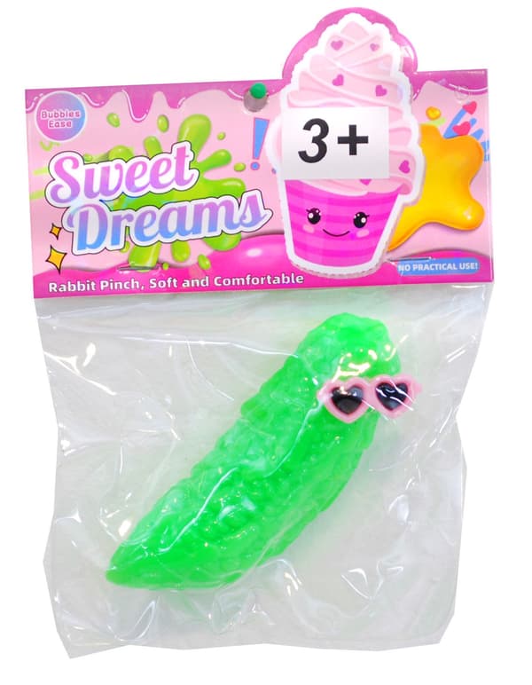Squishy Agurk, 10,5 cm - Alrico
