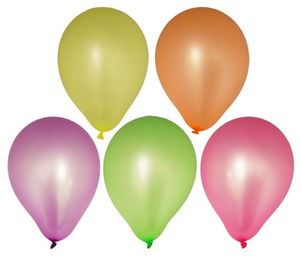 Ilmapallot 25 cm Neonmix 10 kpl