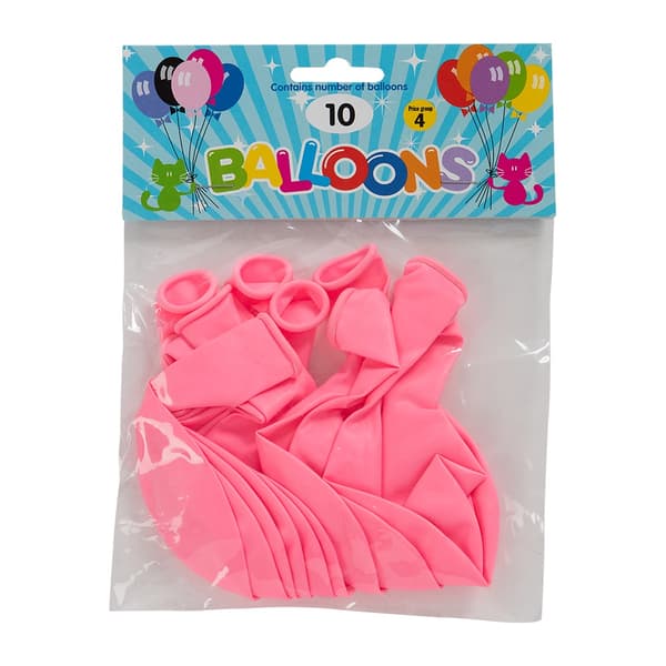 Ilmapallot 30 cm Pinkki 10 kpl