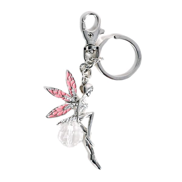 Nyckelring/Bag Charm Fe rosa