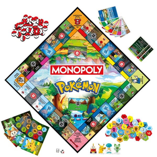 Monopol Pokémon (SE/FI) – Hasbro