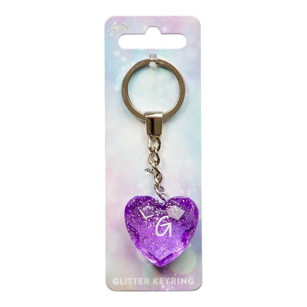 Avaimenperä Glitter Heart G