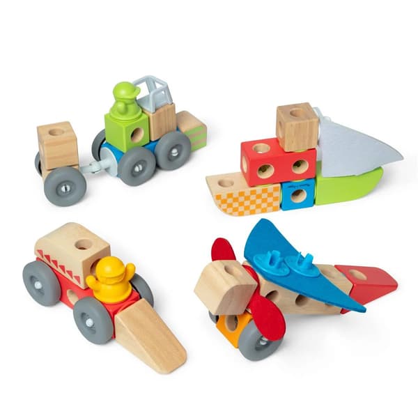 Blockables Byggset Fordon – Melissa & Doug