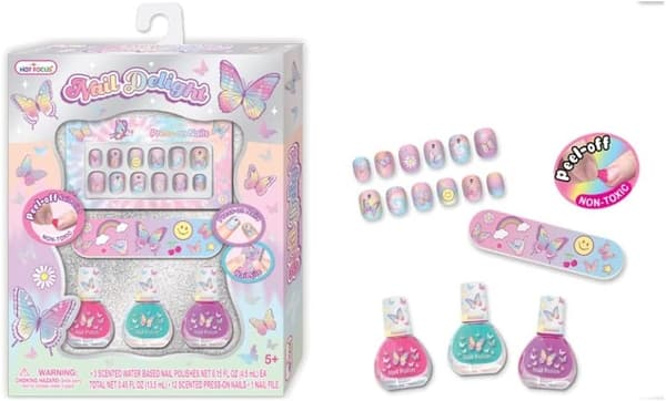 Hot Focus Nail Set Butterfly
