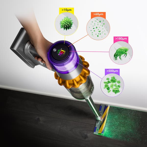 Dyson V15 Detect Absolute dammsugare 2023 version 60min utbytbart batteri