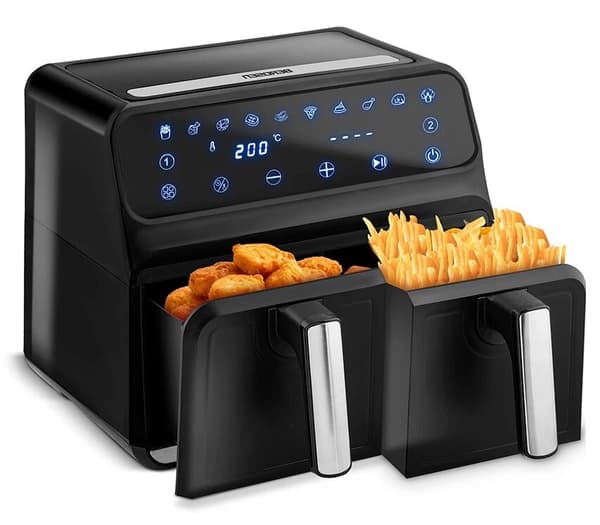 Airfryer BERDSEN BD-653 8l med dobbelt kurv