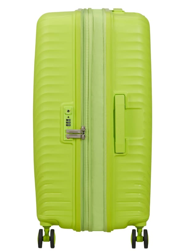Mellemstor kuffert American Tourister Diablast EXP - hyper lime