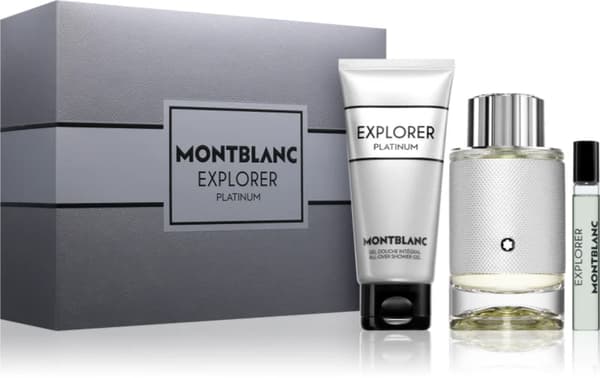 Montblanc Explorer Platinum gavesæt til mænd