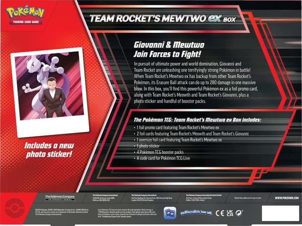 Pokemon TCG: Giovannis Mewtwo Ex box