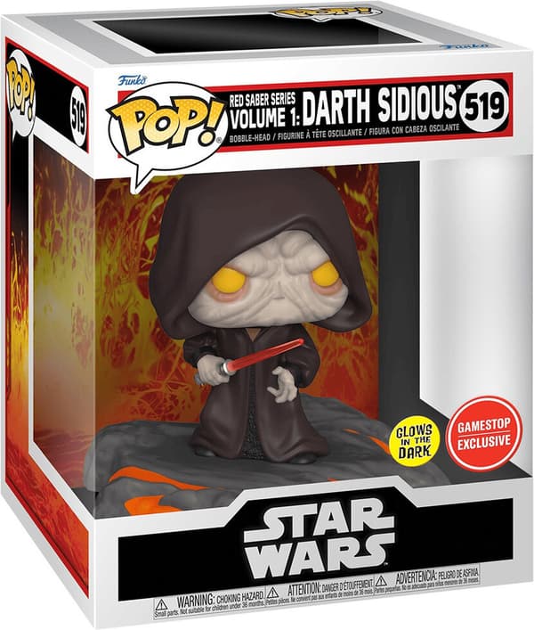 FUNKO Pop Star Wars Red Saber Series Volume 1: Darth Sidious figur