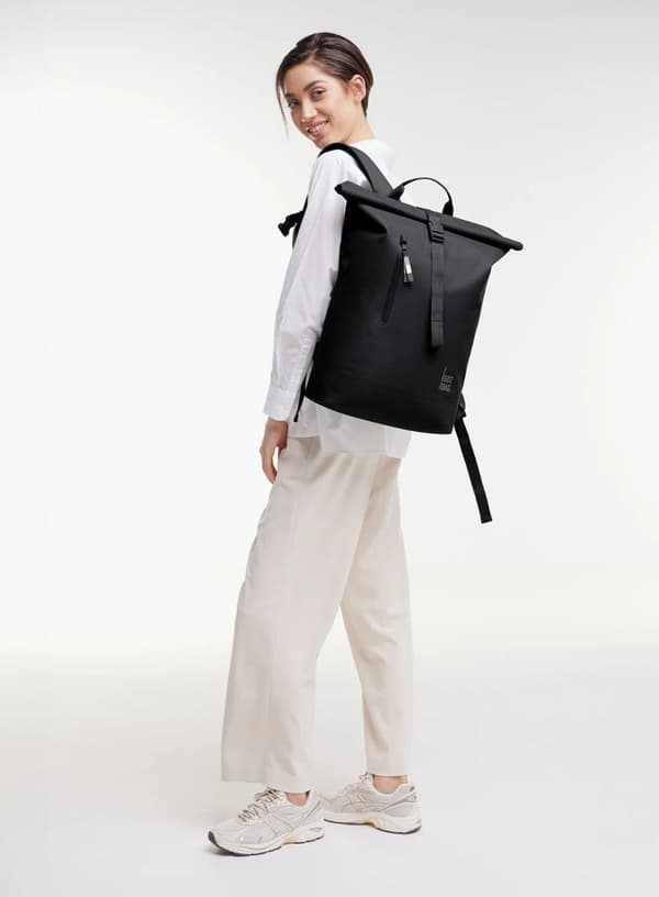 GOT BAG Rolltop Lite 2.0 Monochrome byrygsæk - sort