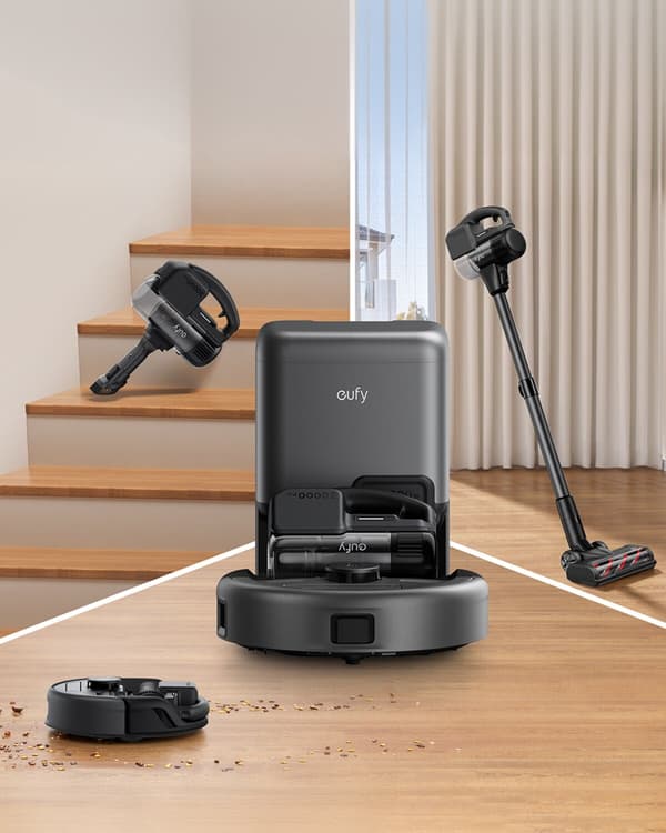 EUFY E20 3-i-1 robotdammsugare