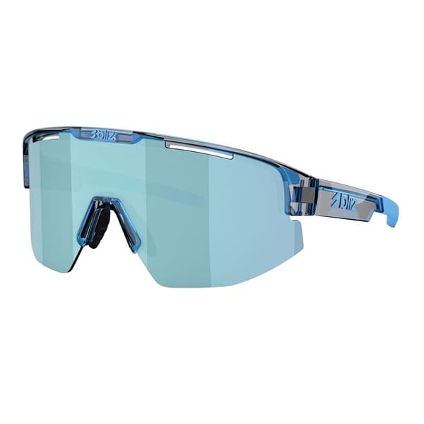 Bliz Matrix Small -aurinkolasit, läpinäkyvä sininen/smoke ice blue multi