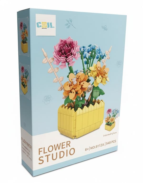 Byggesæt COIL 549 elementer blomsterbuket