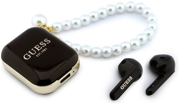 GUESS Pearl Strap In-ear hovedtelefoner Sort