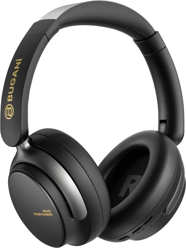 BUGANI Space BH01 ANC Over-Ear Hörlurar Svart