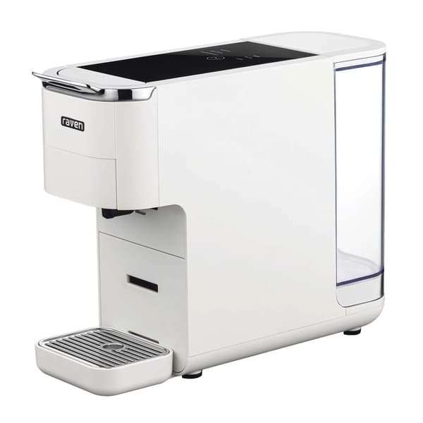 Kaffemaskin Raven EEK001B Vit 3 kaffeadaptrar