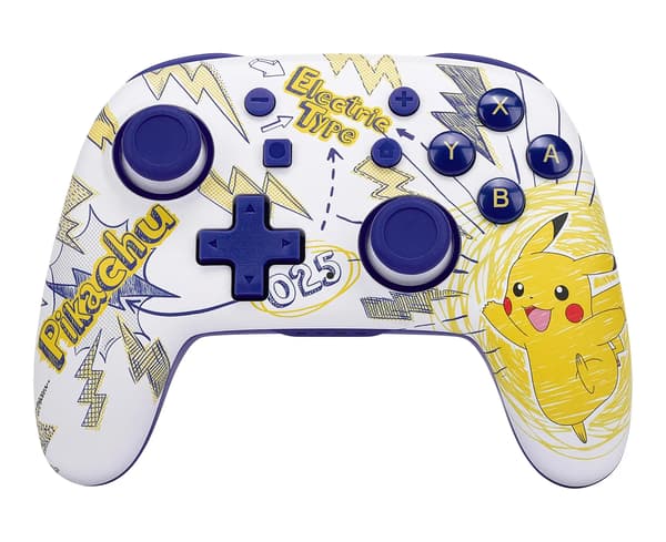 PowerA Enhanced NANO Pokemon Pikachu School Days Controller til Nintendo Switch Trådløs