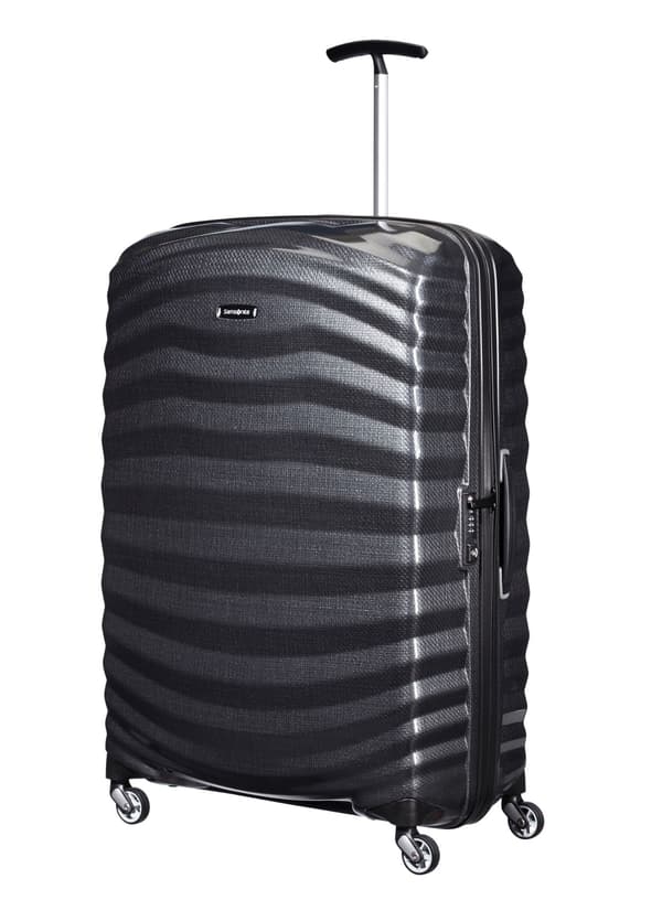 Stor XL Samsonite Lite-Shock kuffert - sort
