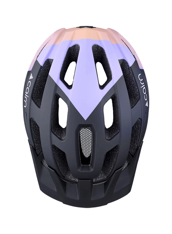 MTB-hjelm Cairn Prism Xtr II - mat sort lilla