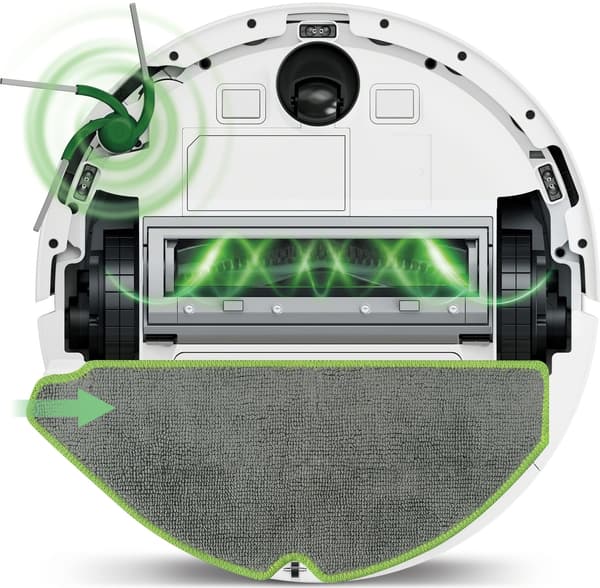 Robotdammsugare IROBOT Roomba 115 Combo Auto Empty Vit