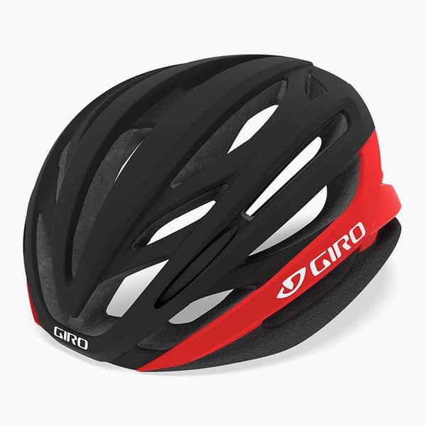 Giro Syntax Integrated MIPS cykelhjelm mat sort/lys rød Størrelse: 55-59 cm (M)