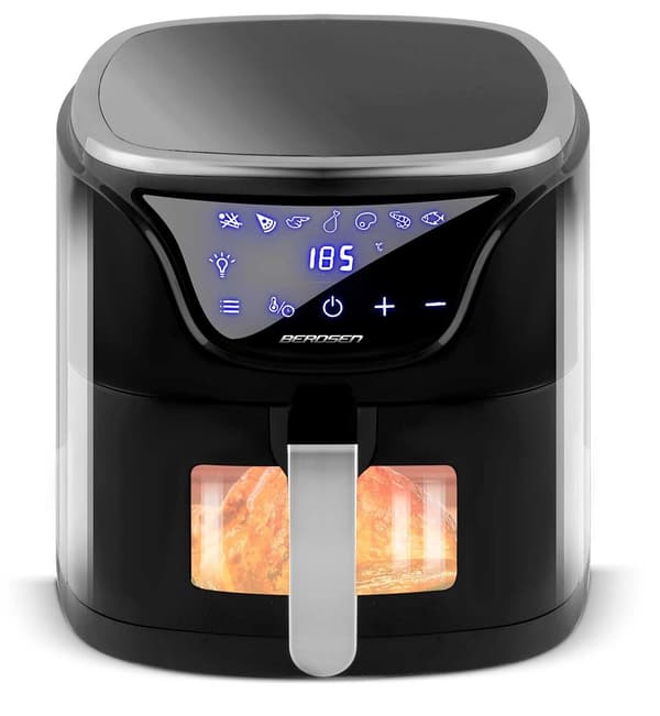 BERDSEN BD-652 5L Airfryer Sort-sølv