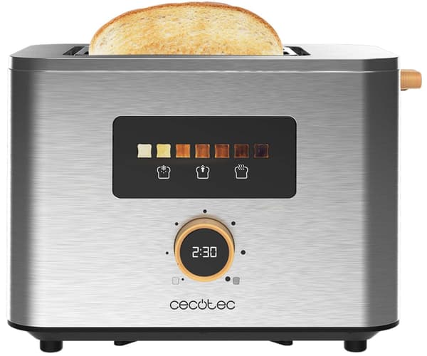 CECOTEC Touch&Toast Double Upright Inox brødrister