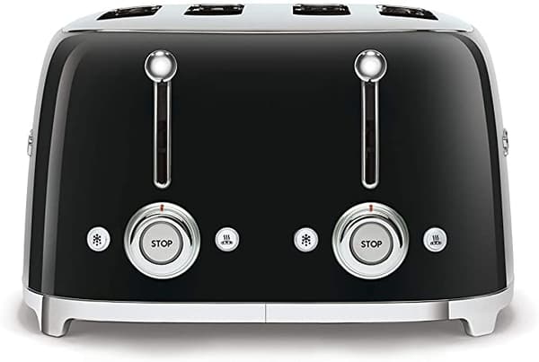 SMEG TSF03BLEU Brødrister til 4 skiver, sort