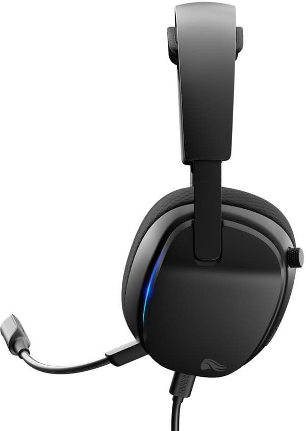 GLORIOUS GHS Eternal RGB GLO-A-2PC-BLK Over-ear hörlurar