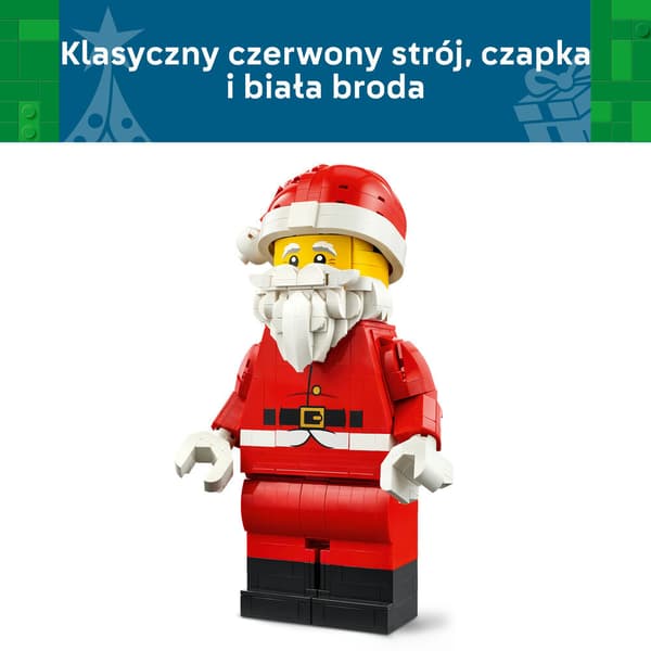 LEGO 40820 Forvokset julemandsminifigur