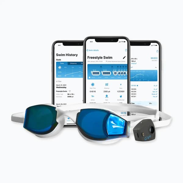 FINIS Smart blå spejl svømmebriller