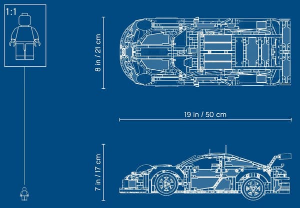 LEGO 42096 Technic - Porsche 911 RSR