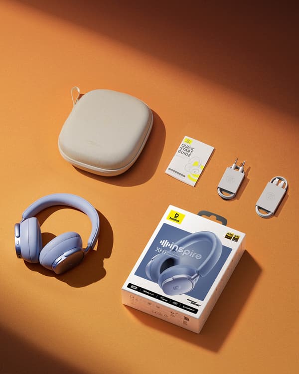 BASEUS XH1 ANC Over-Ear Hörlurar Blå Gryning