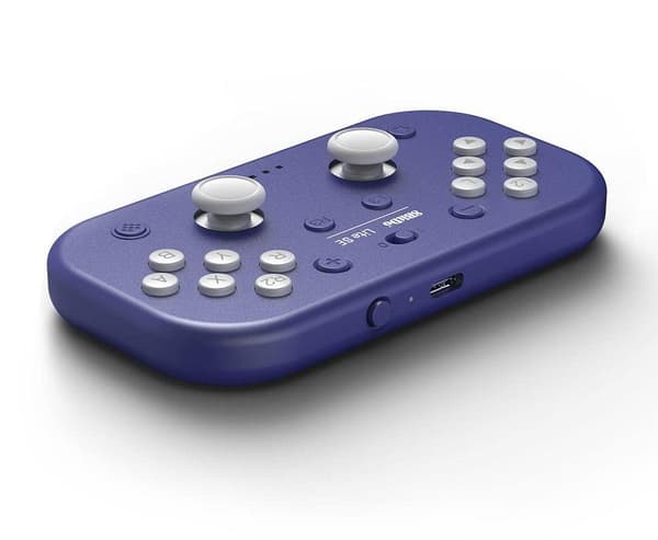8BitDo Lite SE -ohjain Nintendo Switchille, Androidille, iOS:lle - langaton - violetti