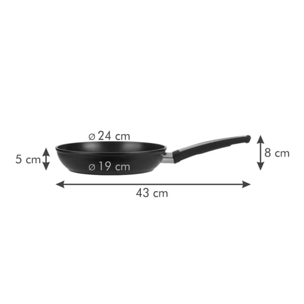 TESCOMA i-Premium 24 cm sort - non-stick pande