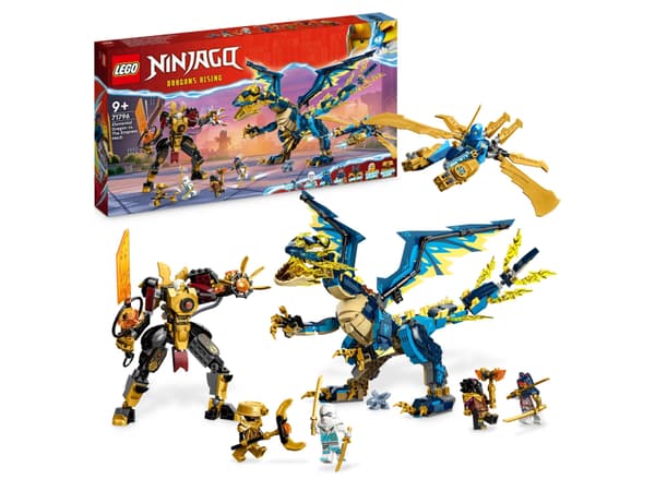 LEGO Ninjago 71796 Elementdrake mot kejsarinnans mech