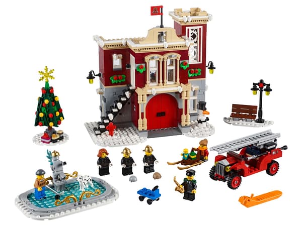 LEGO 10263 Creator Expert - Brandstation i Vinterbyn