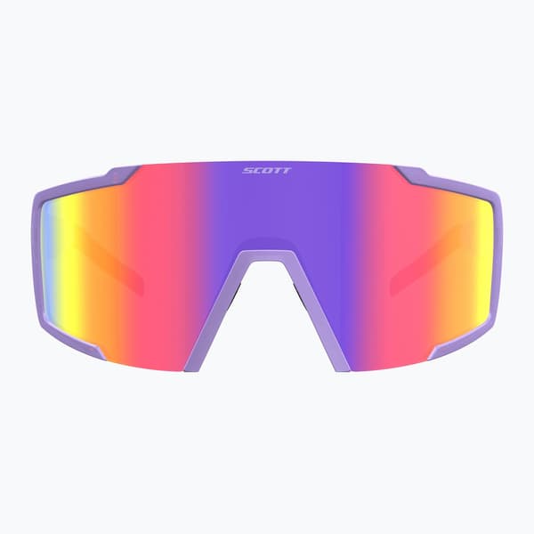 SCOTT Shield Compact swish purple/teal chrome -aurinkolasit