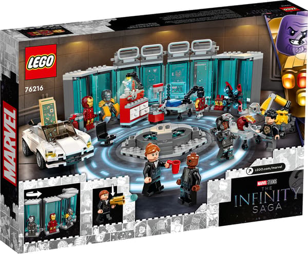 LEGO 76216 Marvel Super Heroes - Iron Manin asevarasto