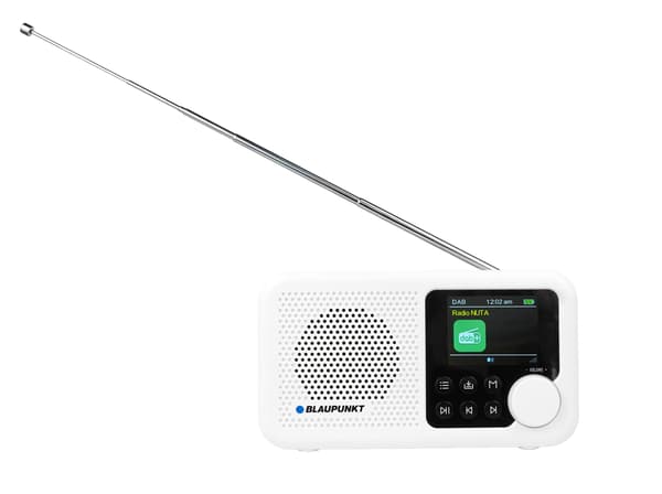 Blaupunkt DR8WH FM, DAB+ Bluetooth Radio Hvid